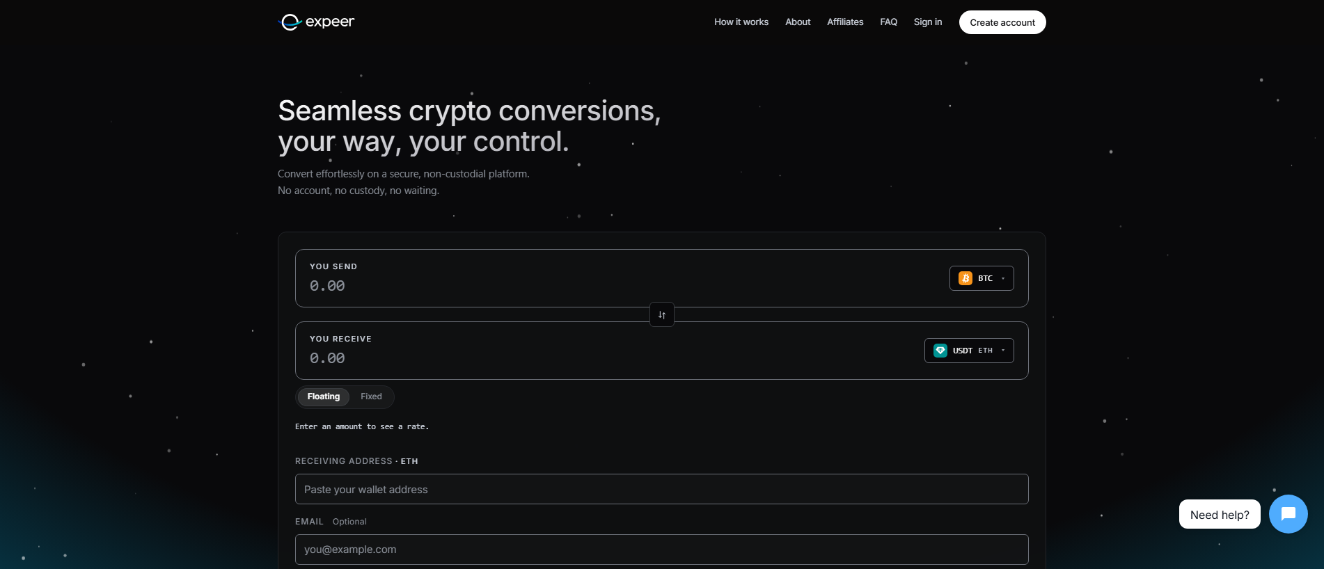 Stored capture of expeer.io