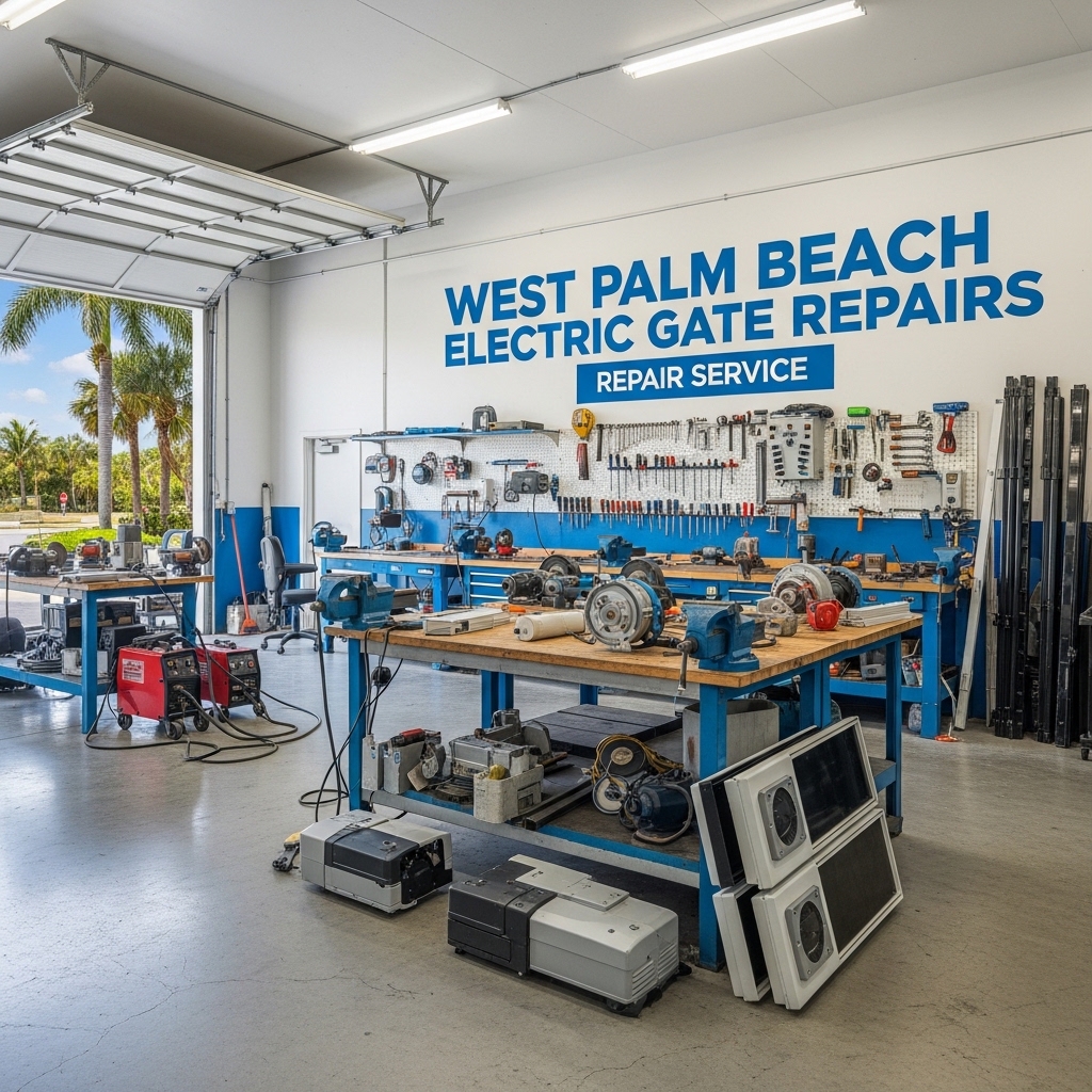 West Palm Beach Electric Gate Repairs Logo - Gate Repair Service