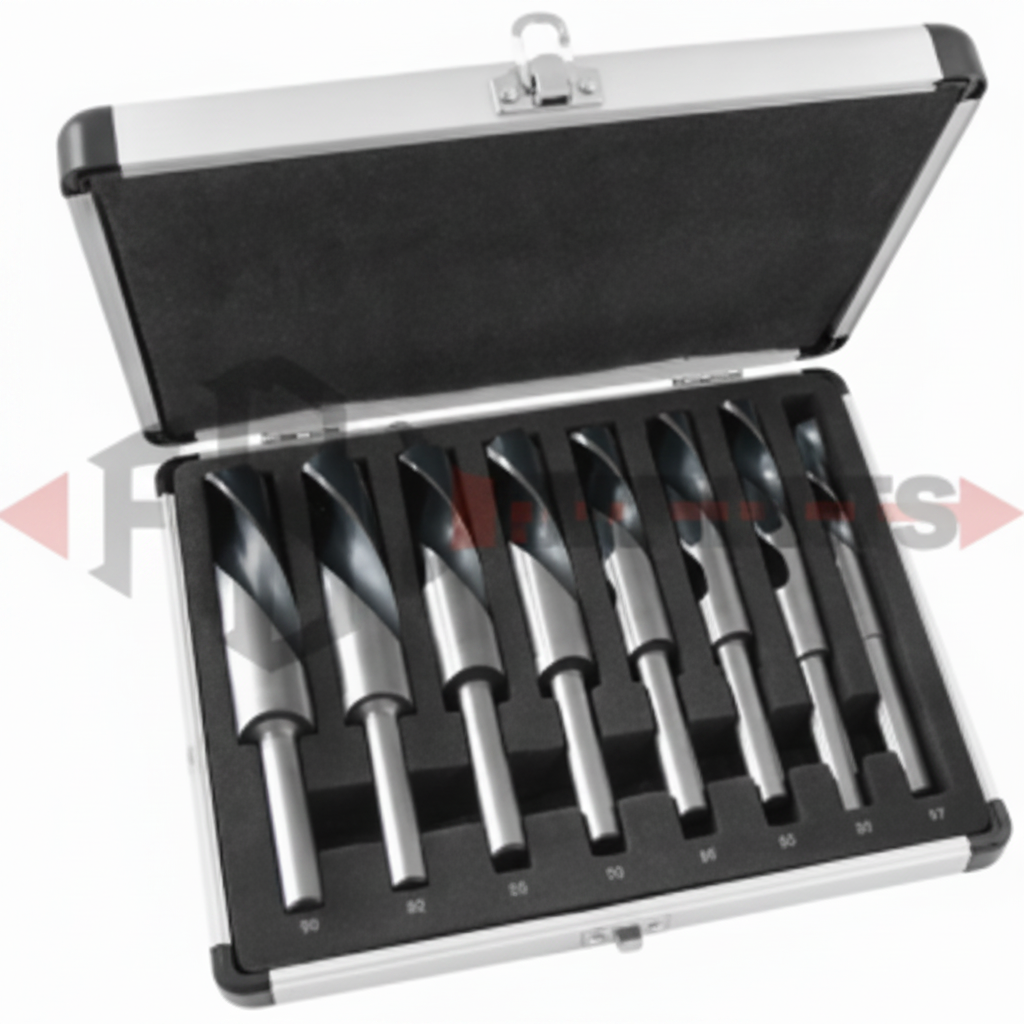 Wel-Bilt 8-Piece HSS Drill Set, 9/16" to 1", 1/2 Shank