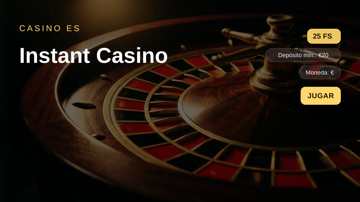 Instant Casino &mdash; bono de bienvenida 200% hasta &euro;7.500 + 25 FS, pagos: Visa, Mastercard, Skrill, Sofort, Giropay