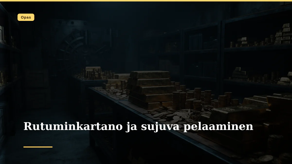 Rutuminkartano ja sujuva pelaaminen