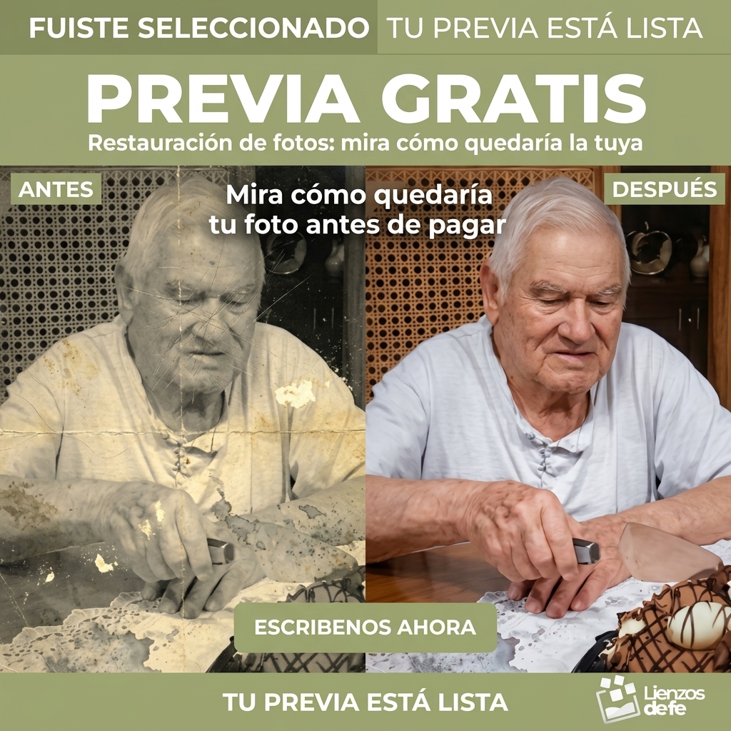 Restauración de foto antigua