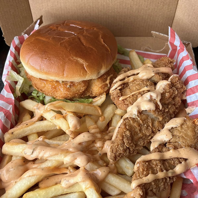 Raw image of plated food before editing.