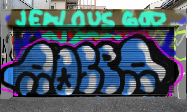 Graffiti artwork by AOSER275