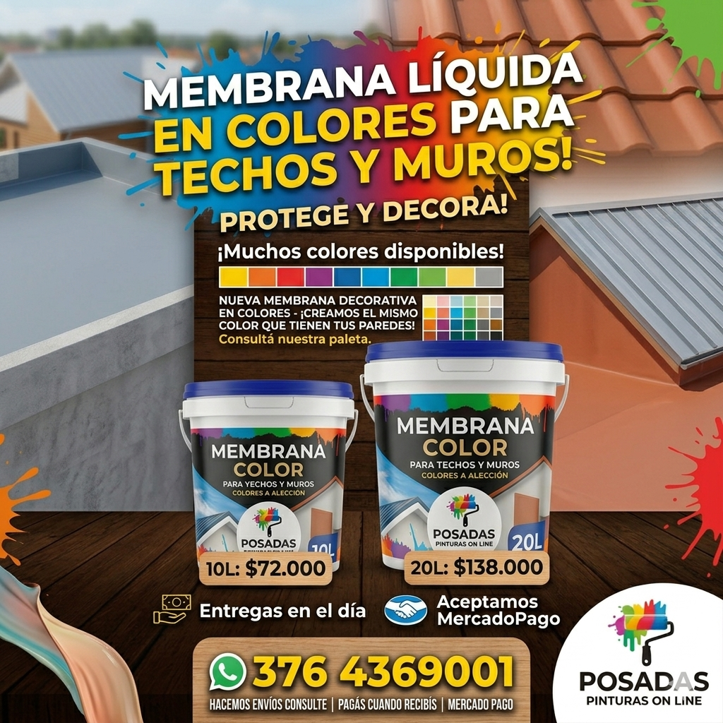 MEMBRANAS DECORATIVAS EN COLORES