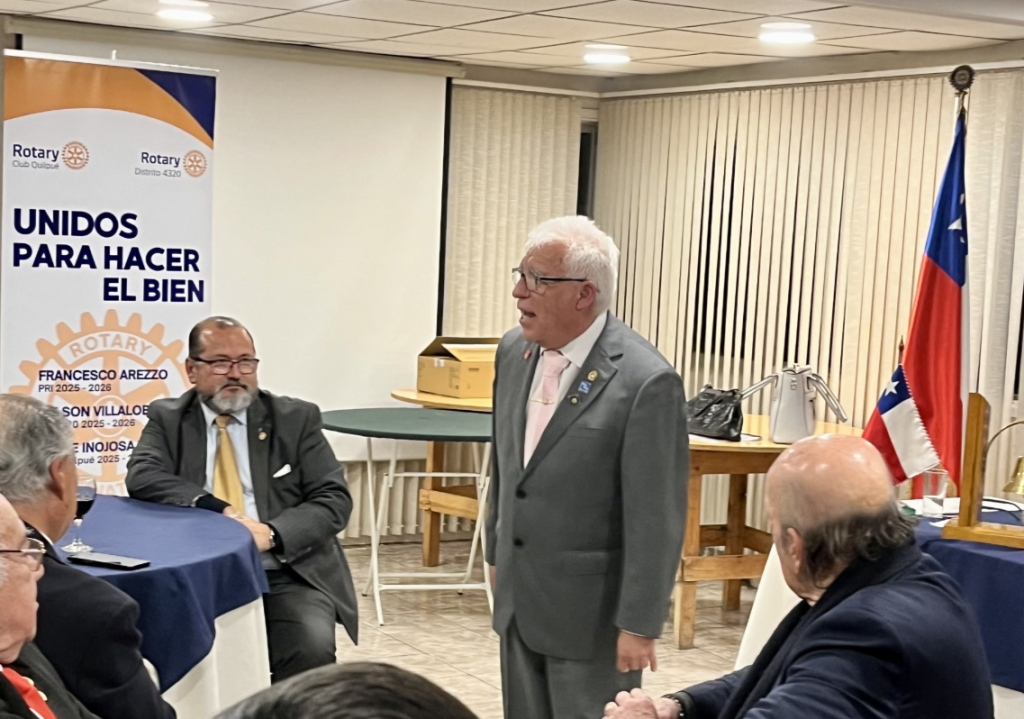 Gobernador Wilson Villalobos Pérez da inicio a sus visitas oficiales en Rotary Club Quilpué - Foto 7