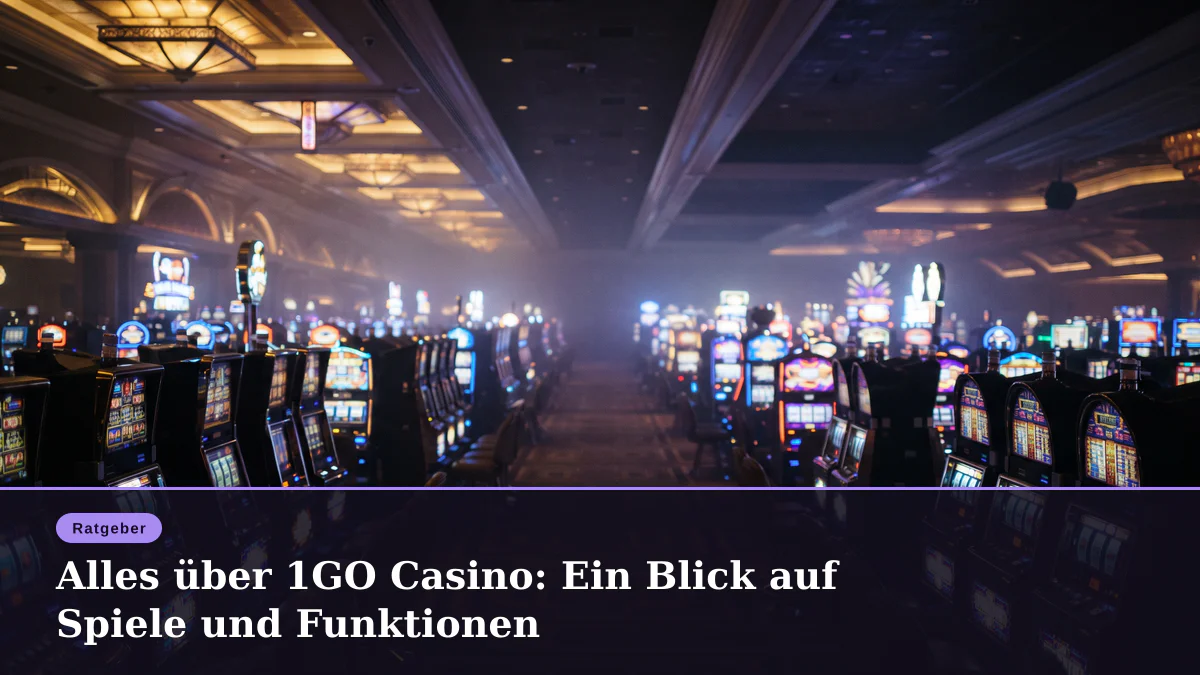 Alles über 1GO Casino: Ein Blick auf Spiele und Funktionen
