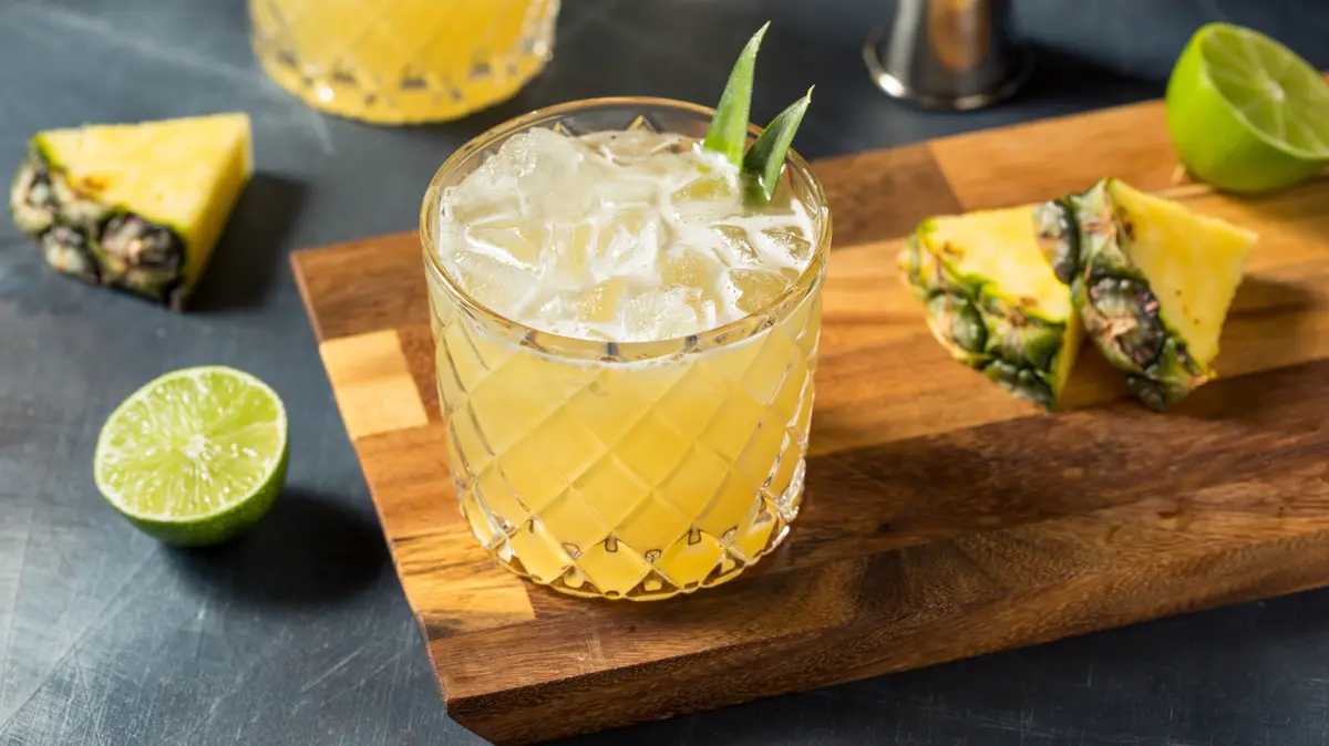 Pineapple Twist on Whiskey Sour