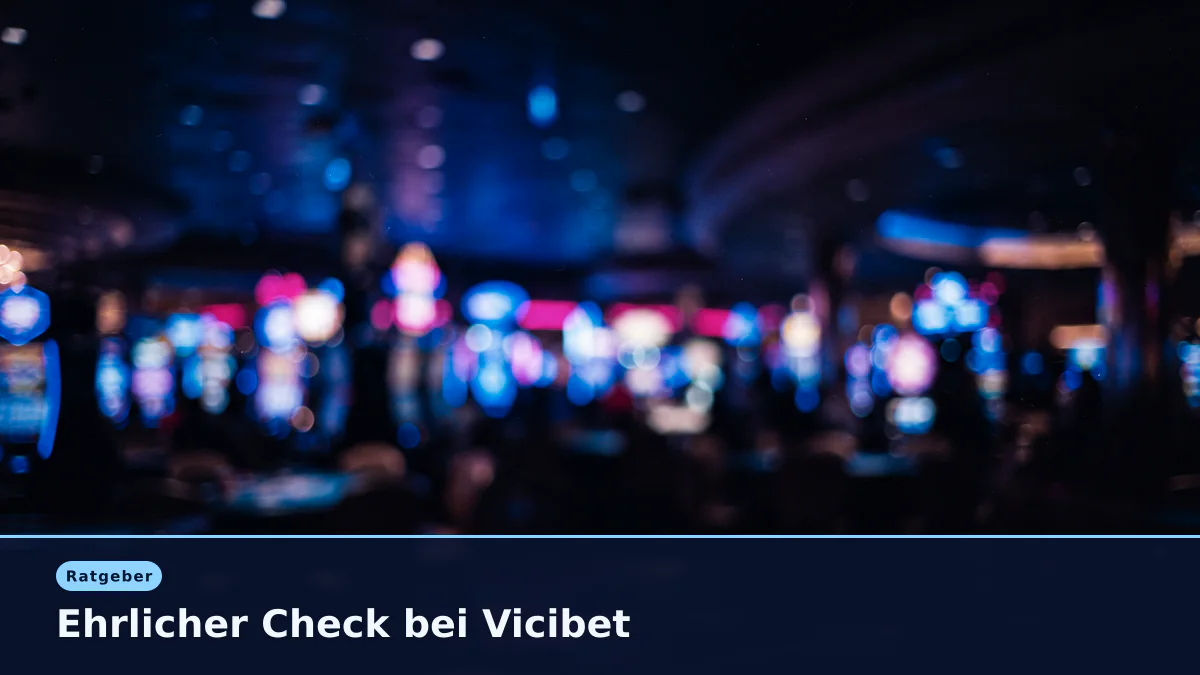 Ehrlicher Check bei Vicibet