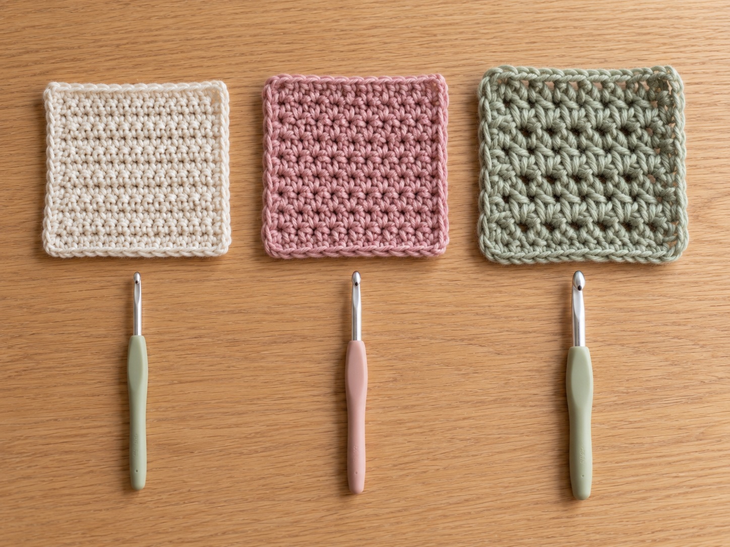 How to Choose a Crochet Hook Size finished result