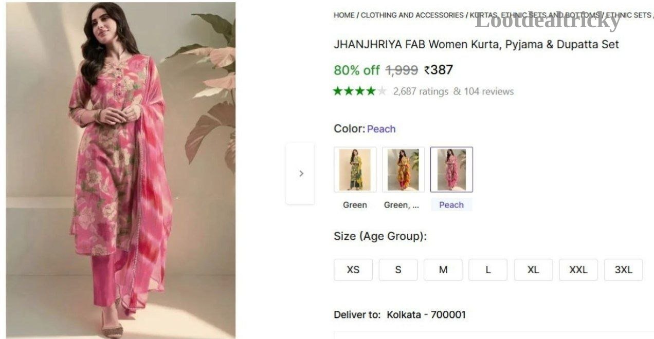 Women S Kurta – Just ₹387 | Top Unbeatable Deal