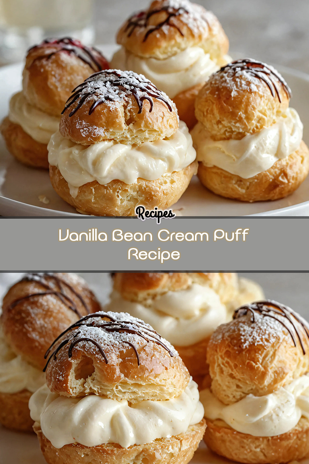 Vanilla Bean Cream Puff Recipe