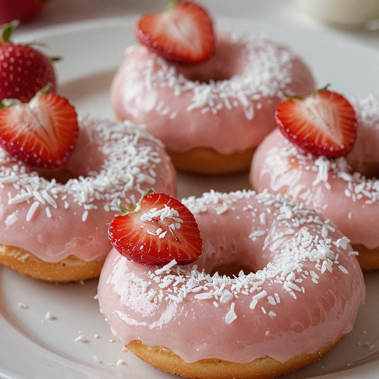 Strawberry Mochi Donut Recipe