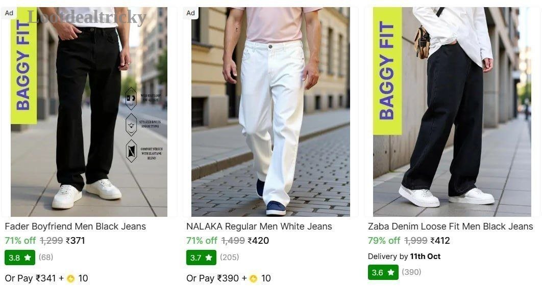 Jeans Under 499 – Just ₹499 | Loot Lo