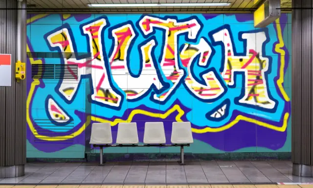 Graffiti artwork by Tkiz