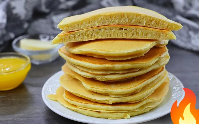 Постер Пышные панкейки на кефире