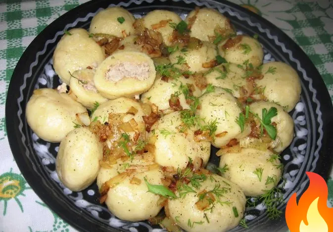 Фото Кнедли с мясом