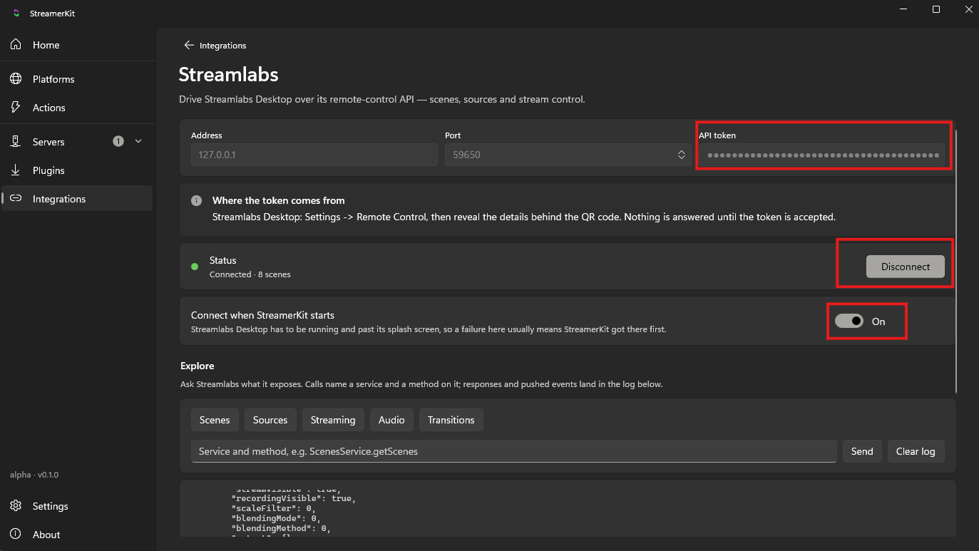 StreamerKit Streamlabs integration