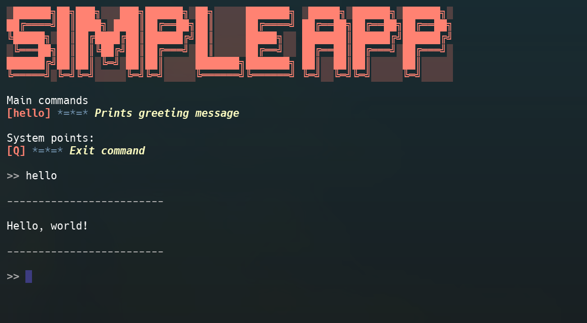 Simple App Example