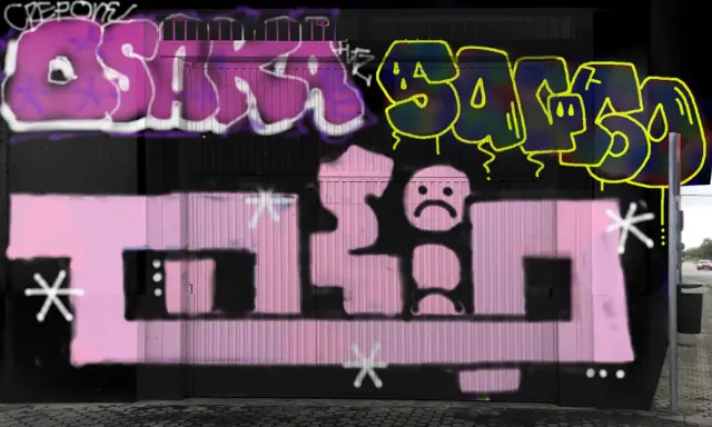 Graffiti artwork by H812