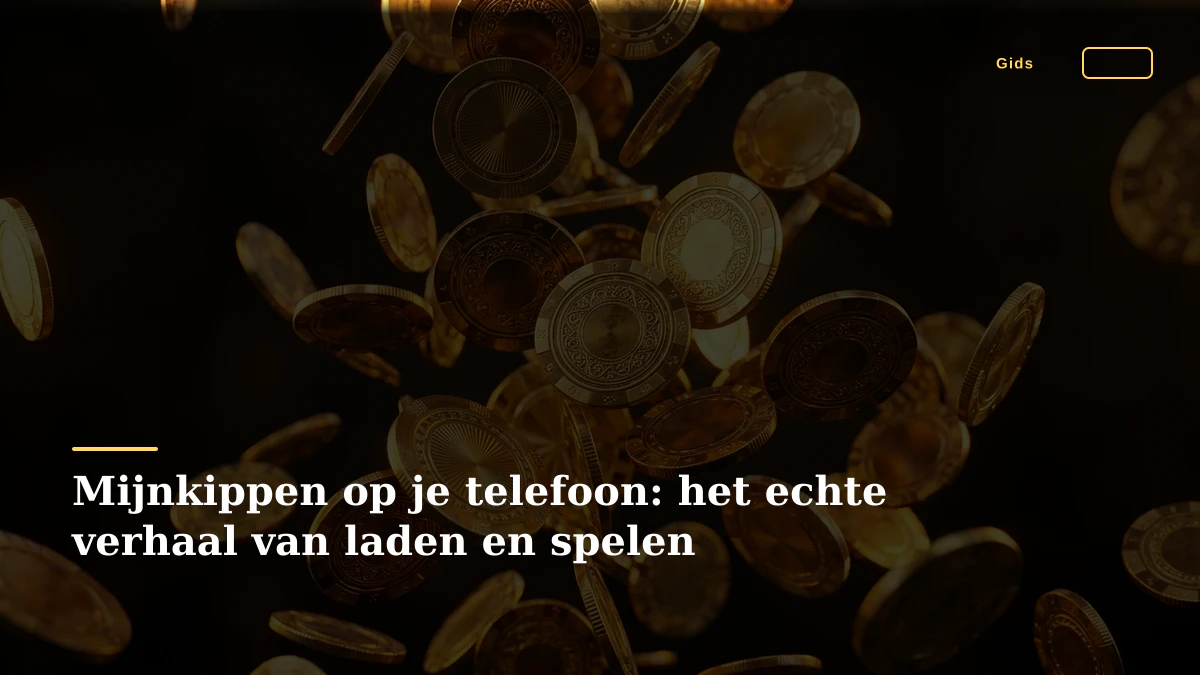 Mijnkippen op je telefoon: het echte verhaal van laden en spelen