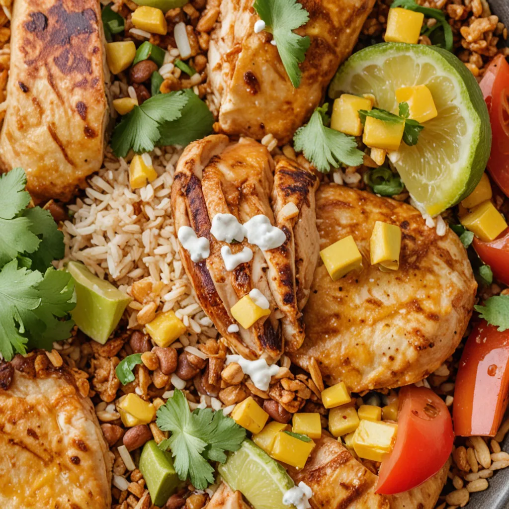 Gluten-Free Chicken & Rice Taco Skillet - Dairy-Free Meal Prep