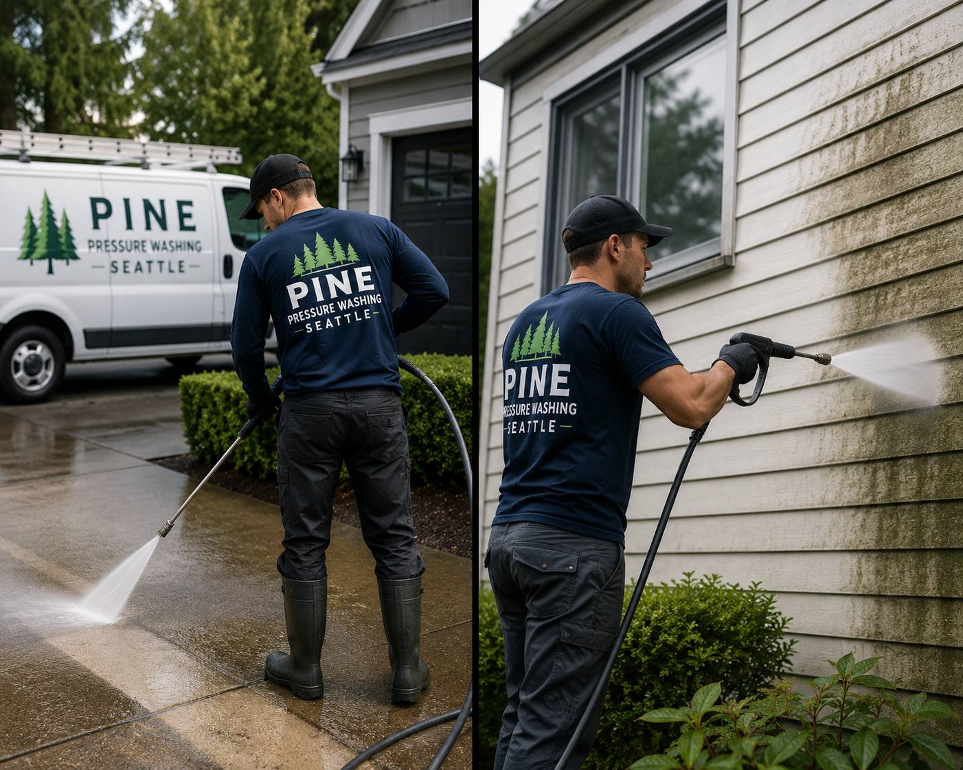Professional pressure washing service