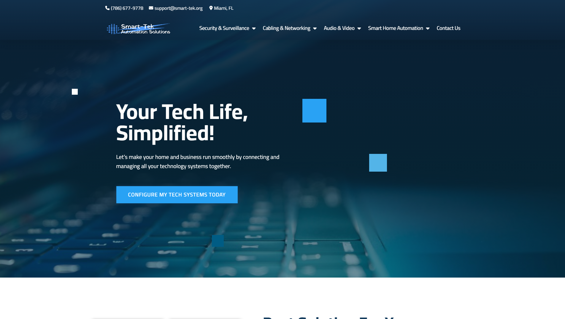 Screenshot of smart-tek.org