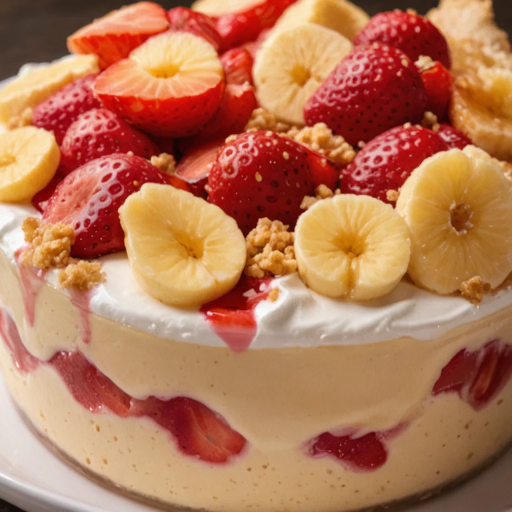 Strawberry and Banana Pudding