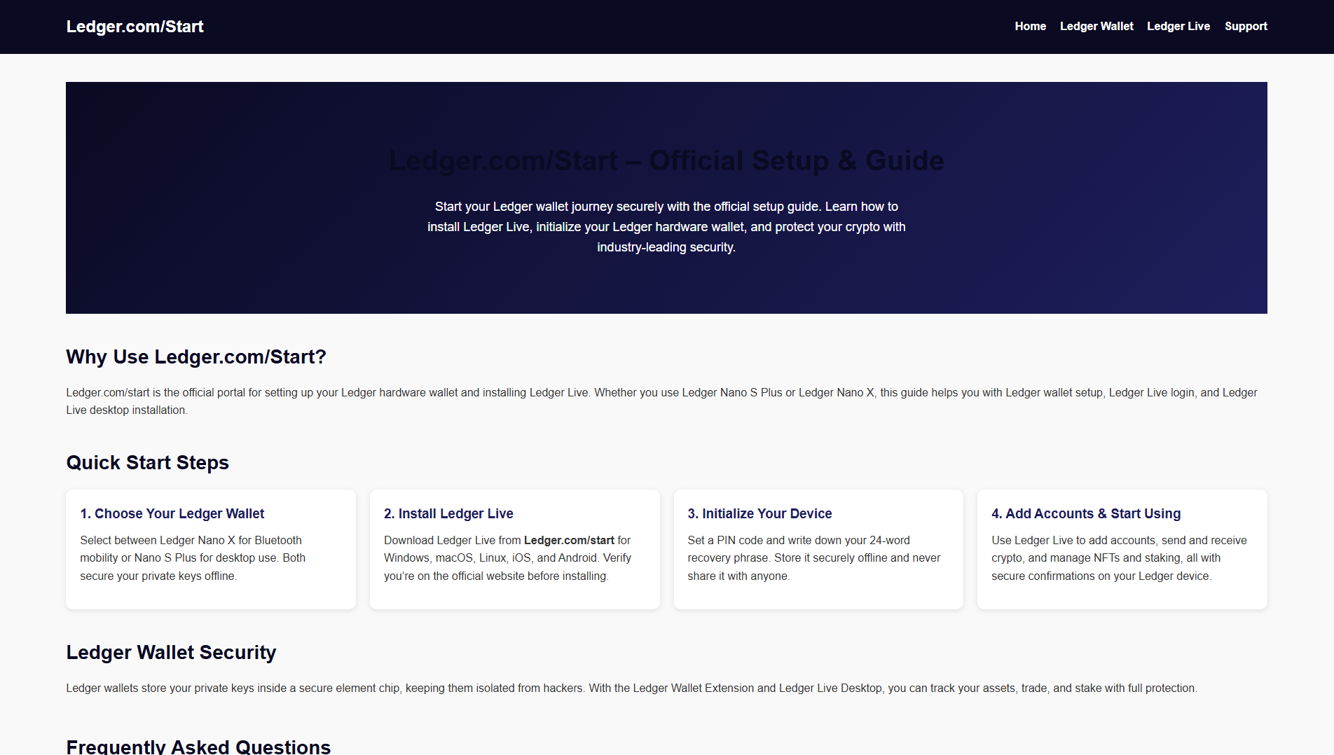 Acquisizione salvata di ledger-com-start-8em.pages.dev