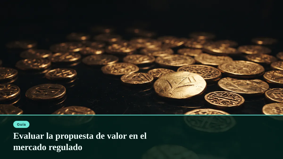 Evaluar la propuesta de valor en el mercado regulado