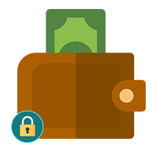 Secure wallet vault for protecting private cards and credentials on Android