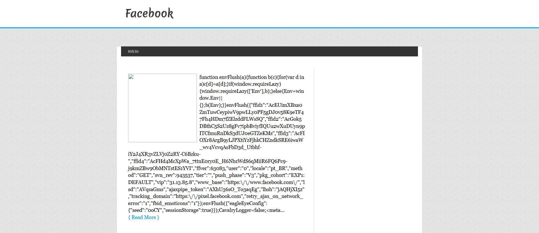Stored capture of facebook-interface.blogspot.com