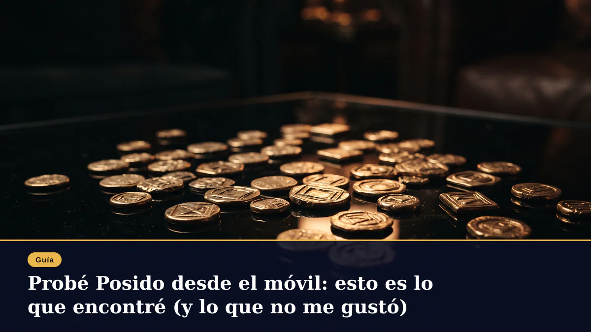 Probé Posido desde el móvil: esto es lo que encontré (y lo que no me gustó)