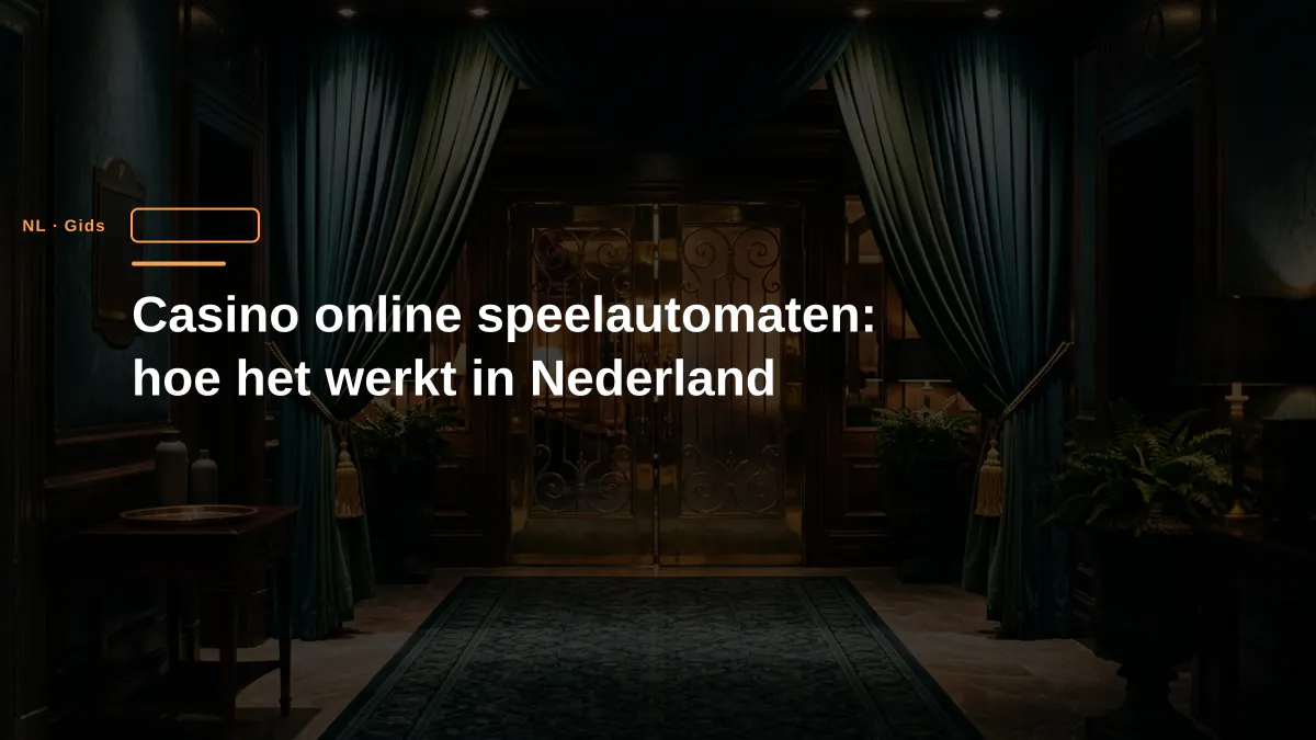 Casino online speelautomaten: hoe het werkt in Nederland