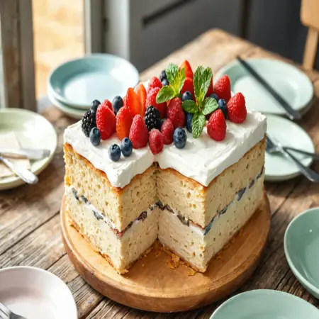 Kefir Sheet Cake Recipe Card: Simple Steps for a Crowd-Pleaser