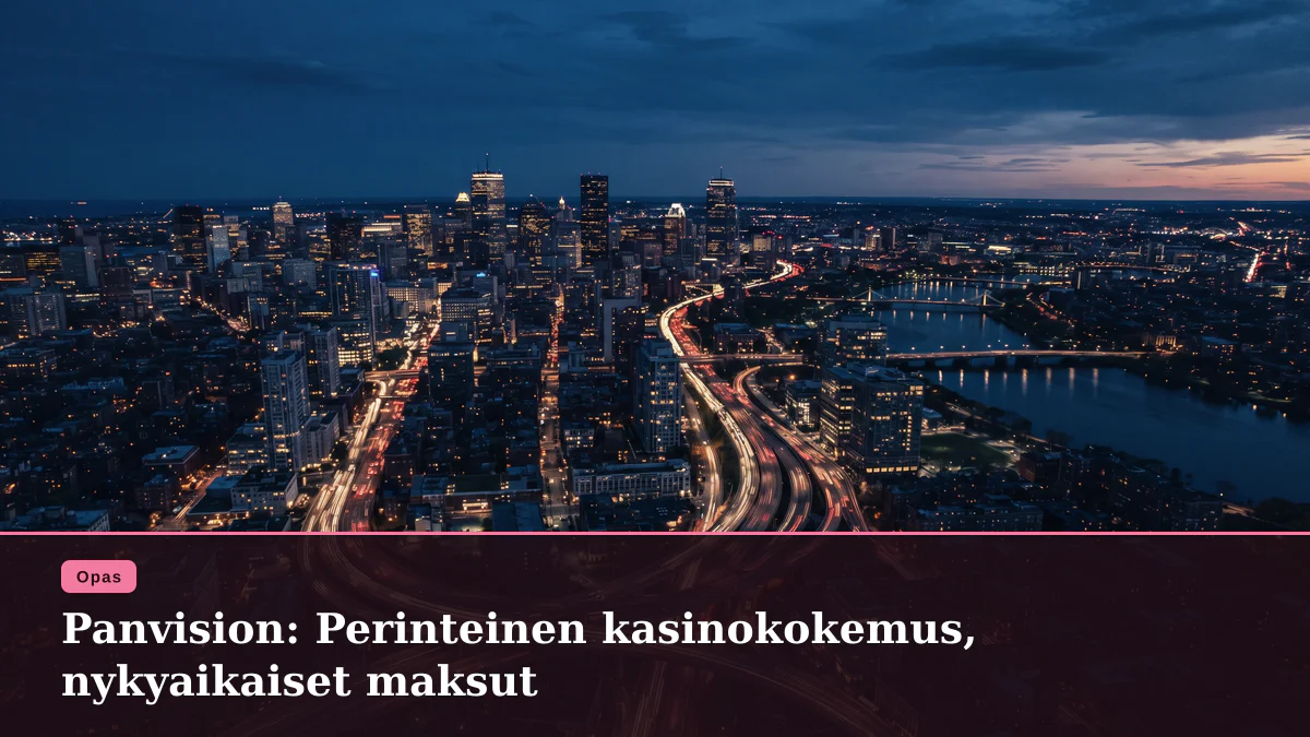 Panvision: Perinteinen kasinokokemus, nykyaikaiset maksut