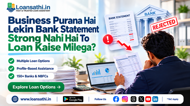 Business Purana Hai Lekin Bank Statement Strong Nahi Hai To Loan Kaise Milega?