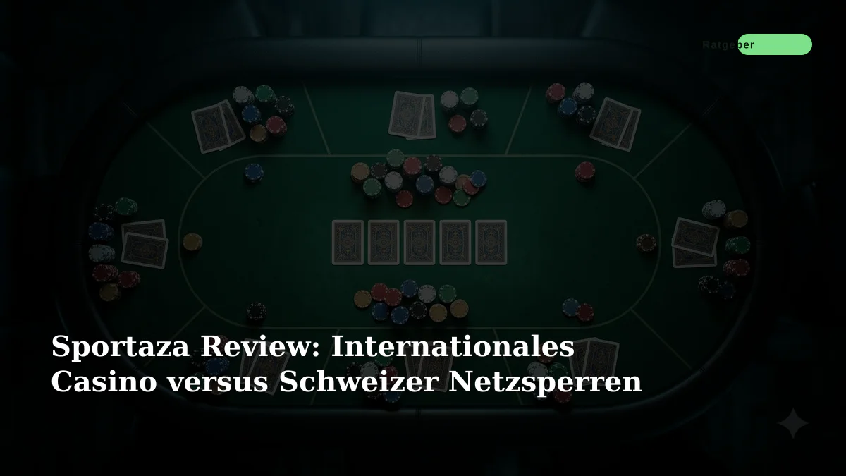 Sportaza Review: Internationales Casino versus Schweizer Netzsperren
