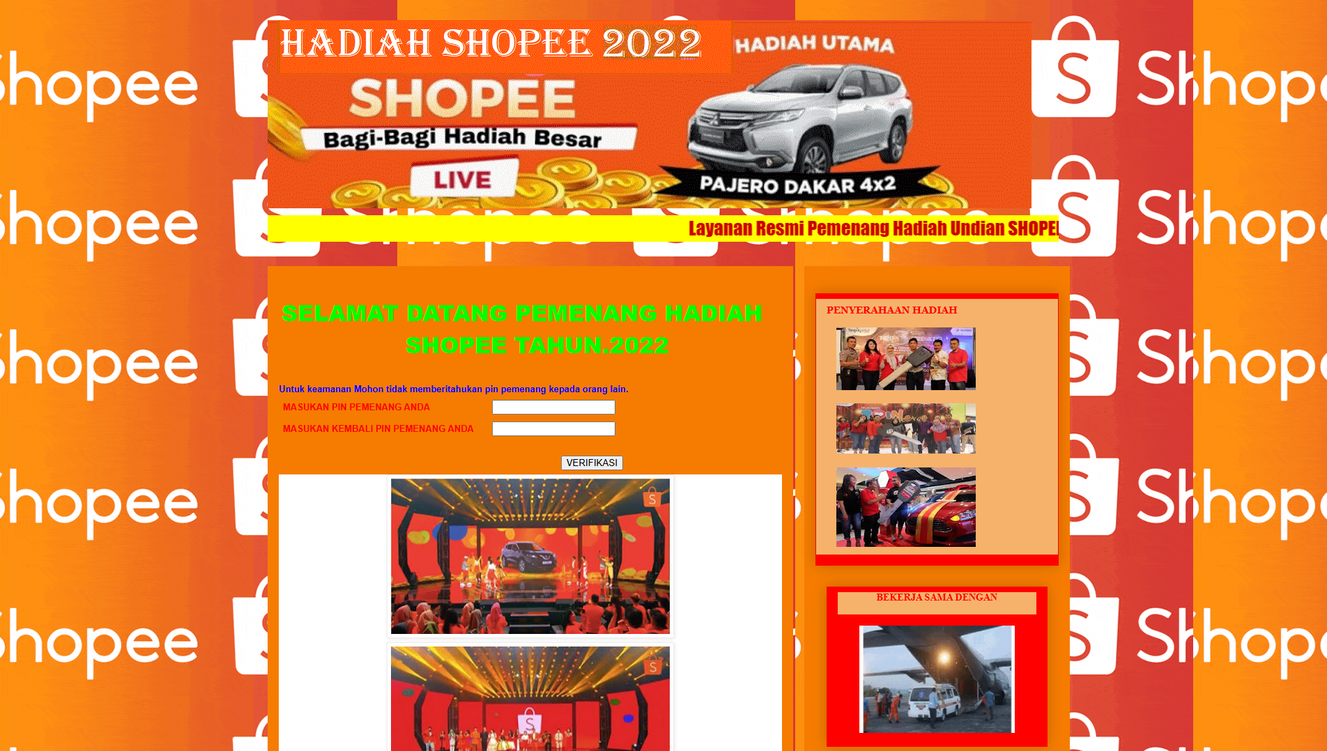 Stored capture of pemenang-shopee4.blogspot.com