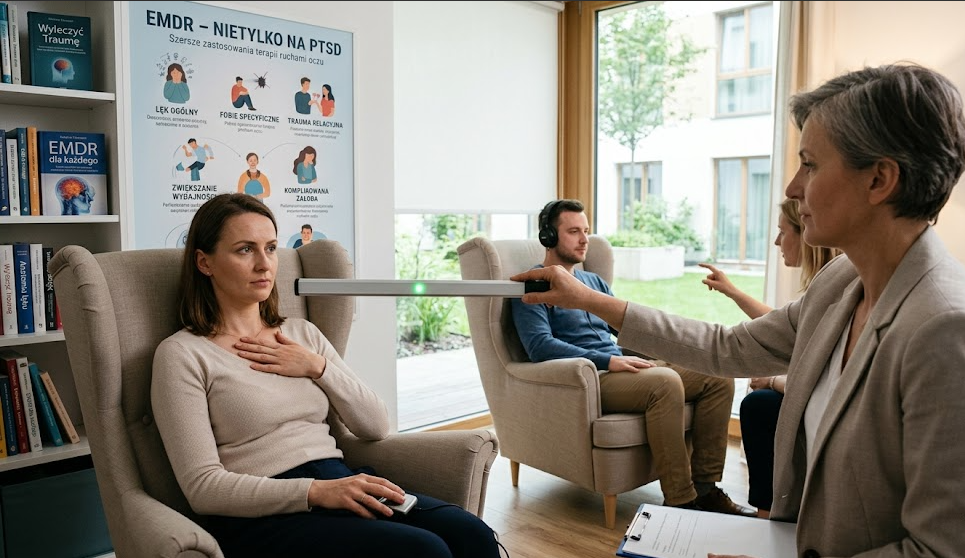 EMDR – nie tylko na PTSD. Szersze zastosowania terapii ruchami oczu