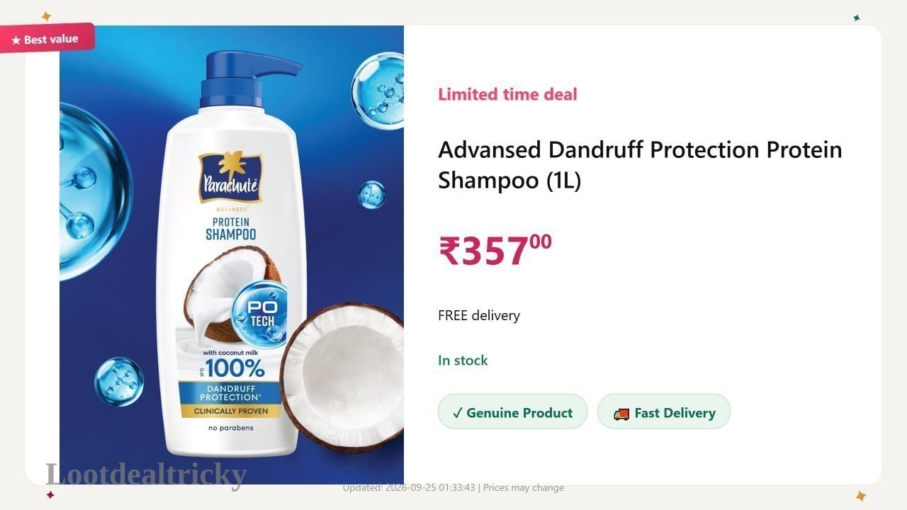 Advansed Dandruff Protection Offer Image