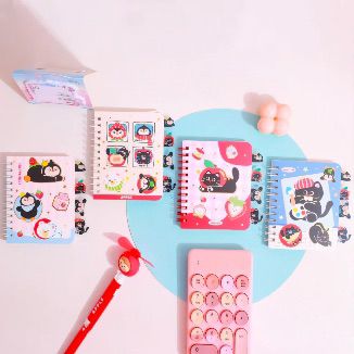 Cartoon Spiral Memo Books