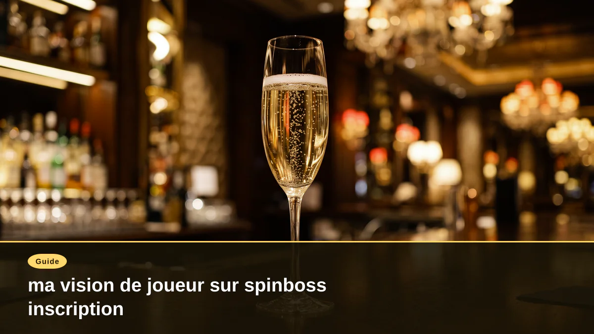 ma vision de joueur sur spinboss inscription