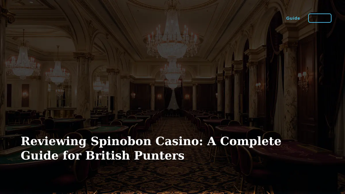 Reviewing Spinobon Casino: A Complete Guide for British Punters