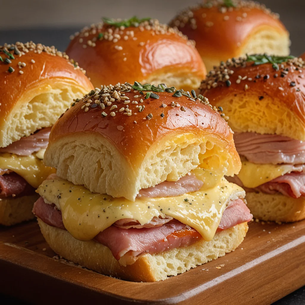 Ham and Cheese Slider Bites