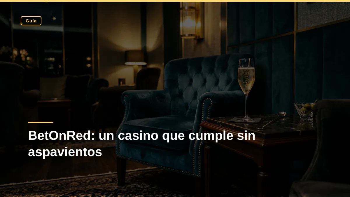 BetOnRed: un casino que cumple sin aspavientos