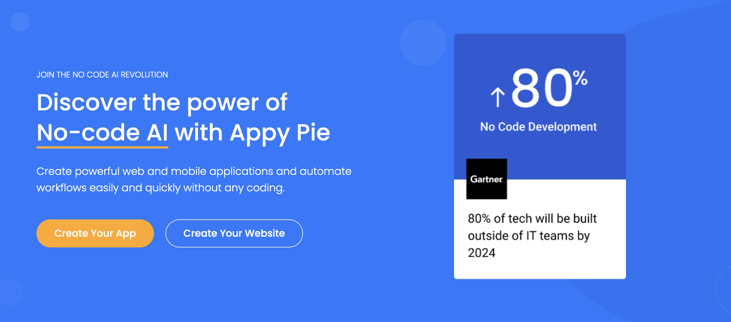 Appy Pie AI App Generator
