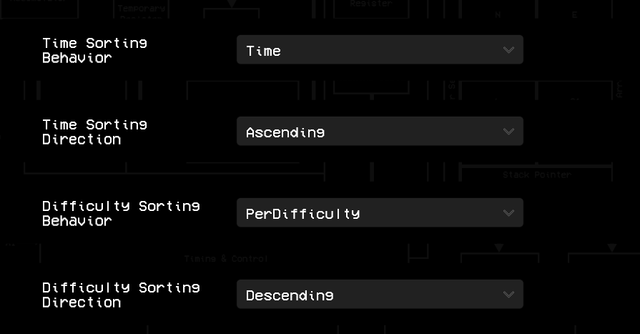 sort leaderboards