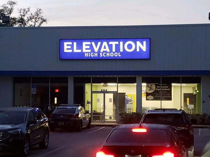 Single sided wall mounted lightbox, storefront light box signs and lighted store sign - quicksignage.com